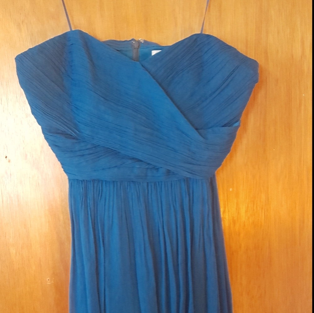 J.crew bridesmaid dress dark teal